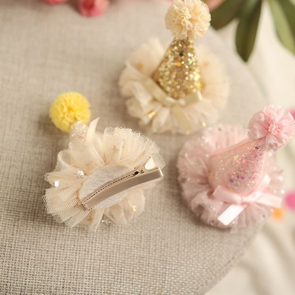 children birthday hair accessories ins girls princess birthday party crown barrettes 3d hat yarn ball bow headband hairpin b408, Slivery;white
children birthday hair accessories ins girls princess birthday party crown barrettes 3d hat yarn ball bow headband hairpin b408, Slivery;white