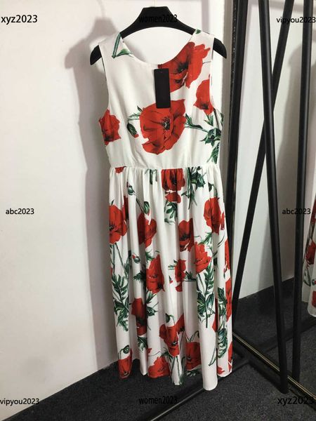 women skirt open back design ladies dress waistband sleeveless tank dress big red flower print dress new product, White;black
women skirt open back design ladies dress waistband sleeveless tank dress big red flower print dress new product, White;black