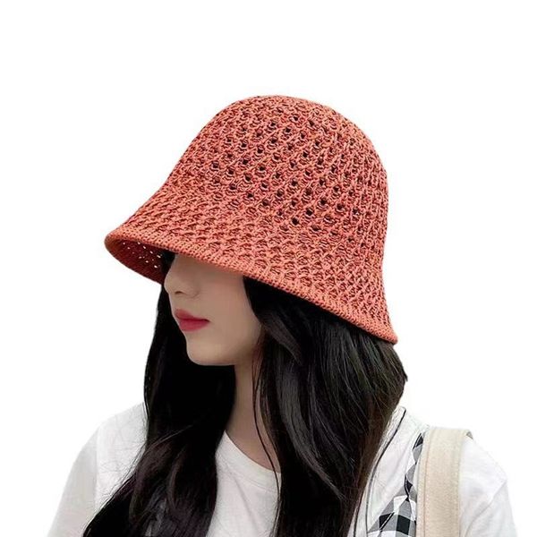 6pcs summer outdoor knit sun protection hat hollowed out fisherman's basin hat, Blue;gray
6pcs summer outdoor knit sun protection hat hollowed out fisherman's basin hat, Blue;gray