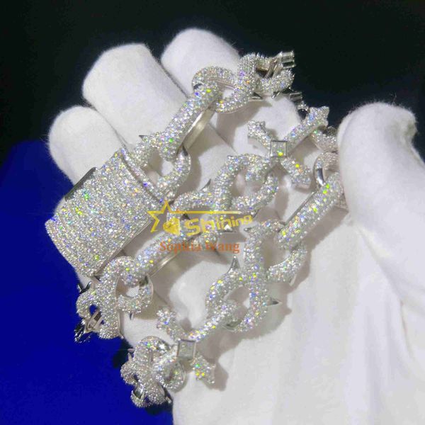 new design cross bling vvs diamond iced out cuban link chain moissanite hip hop jewelry men infinity hip hop necklace jewelry, Silver
new design cross bling vvs diamond iced out cuban link chain moissanite hip hop jewelry men infinity hip hop necklace jewelry, Silver