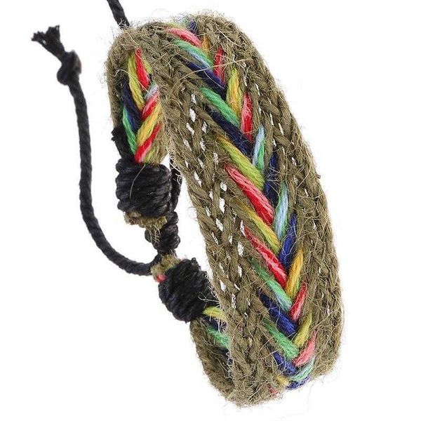 bohemian vintage ethnic style woven bracelet simple colorful totem nepal carrying strap, Golden;silver
bohemian vintage ethnic style woven bracelet simple colorful totem nepal carrying strap, Golden;silver