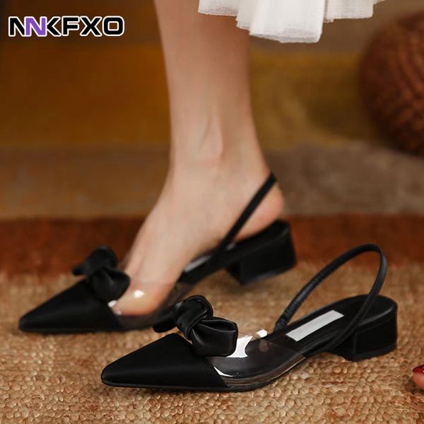 sandals summer black bow flat shoes elegant womens sandals pointed toe shoes womens pump 230509
sandals summer black bow flat shoes elegant womens sandals pointed toe shoes womens pump 230509