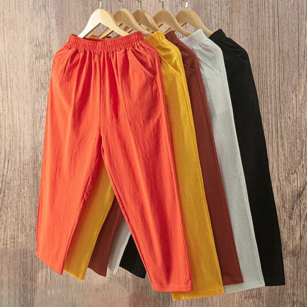 women's pants capris lucyever casual cotton linen pants women spring summer elastic waist ankle pants woman solid color harem trousers, Black;white
women's pants capris lucyever casual cotton linen pants women spring summer elastic waist ankle pants woman solid color harem trousers, Black;white