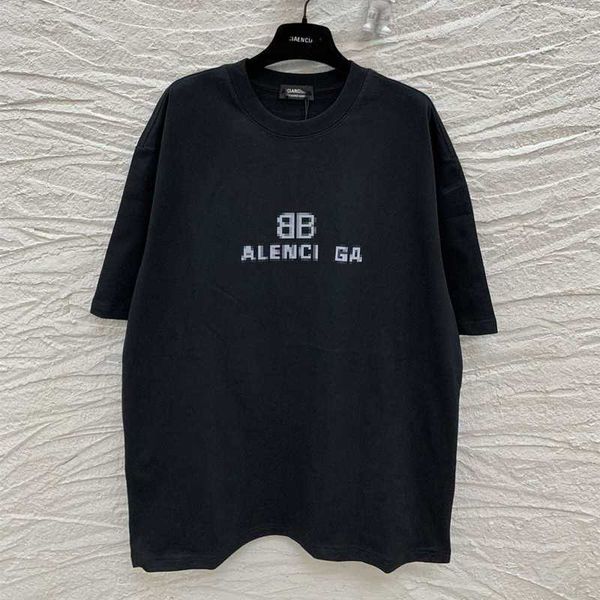 men's hoodies sweatshirts summer b house mosaic alphabet printed men's and women's short sleeved t-shirt lgdz, Black
men's hoodies sweatshirts summer b house mosaic alphabet printed men's and women's short sleeved t-shirt lgdz, Black