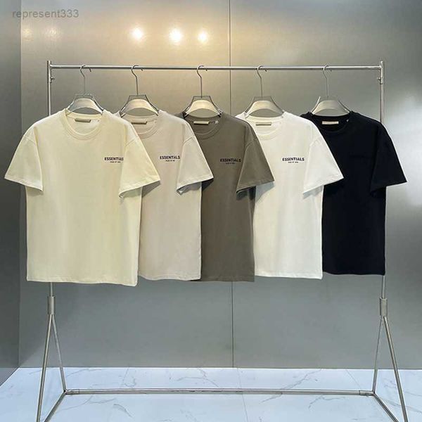 new essentail designer t shirt,flocking print double thread back letter loose high street short sleeve t-shirt men's fashion 0cqa, White;black
new essentail designer t shirt,flocking print double thread back letter loose high street short sleeve t-shirt men's fashion 0cqa, White;black