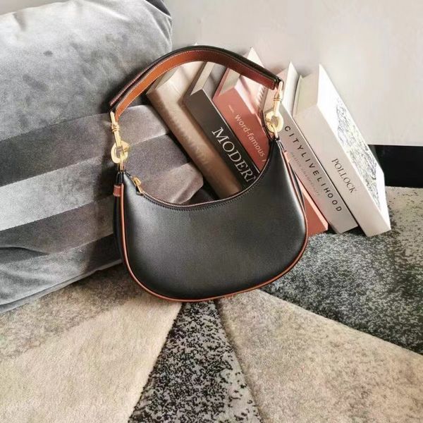 half moon shaped bag smooth cow leather handbag, tote bag designer zipper opening crossbody bag women's homeless handbag shoulder bag w
half moon shaped bag smooth cow leather handbag, tote bag designer zipper opening crossbody bag women's homeless handbag shoulder bag w