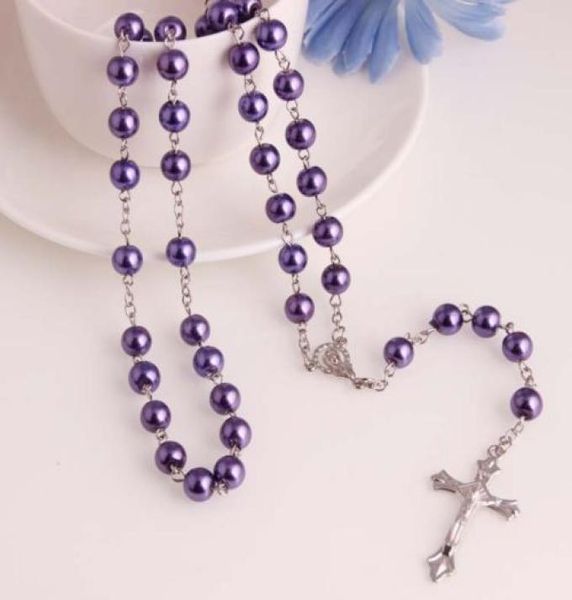 wholeglass pearl catholic holy rosary beads christian gifts the cross necklace7185569, Golden;silver
wholeglass pearl catholic holy rosary beads christian gifts the cross necklace7185569, Golden;silver