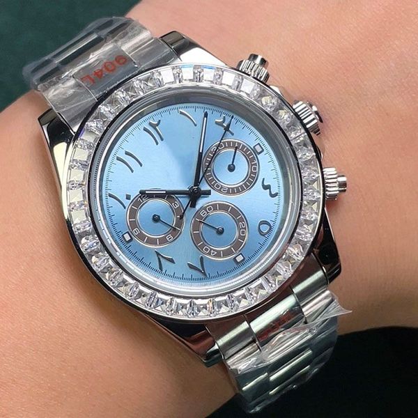 luxury 40mm blue dial casual business mens watches automatic winding mechanical watch stainless steel strap fashion sports wristwatches, Slivery;brown
luxury 40mm blue dial casual business mens watches automatic winding mechanical watch stainless steel strap fashion sports wristwatches, Slivery;brown