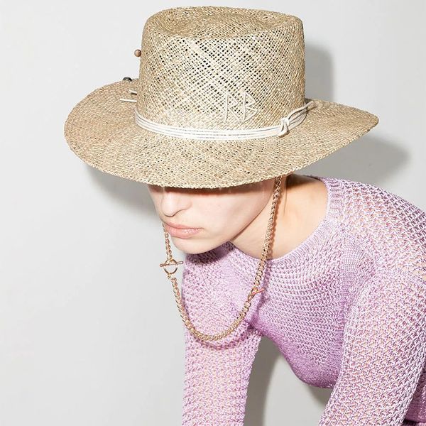 wide brim hats bucket fashion letters summer concave seagrass straw for women men caps chain sun outdoor panama jazz boater 230509, Blue;gray
wide brim hats bucket fashion letters summer concave seagrass straw for women men caps chain sun outdoor panama jazz boater 230509, Blue;gray