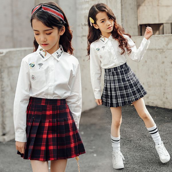 skirts kids vintage pleated skirt for girl plaid cotton skirts school clothes spring autumn teenager girl skirt children clothing 3-14y 2305, Blue
skirts kids vintage pleated skirt for girl plaid cotton skirts school clothes spring autumn teenager girl skirt children clothing 3-14y 2305, Blue