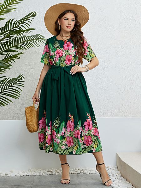 plus size dresses size women clothing 2023 summer floral chiffon boho beach long dress party elegant maxi vintage print short sleeve 230510, Black
plus size dresses size women clothing 2023 summer floral chiffon boho beach long dress party elegant maxi vintage print short sleeve 230510, Black