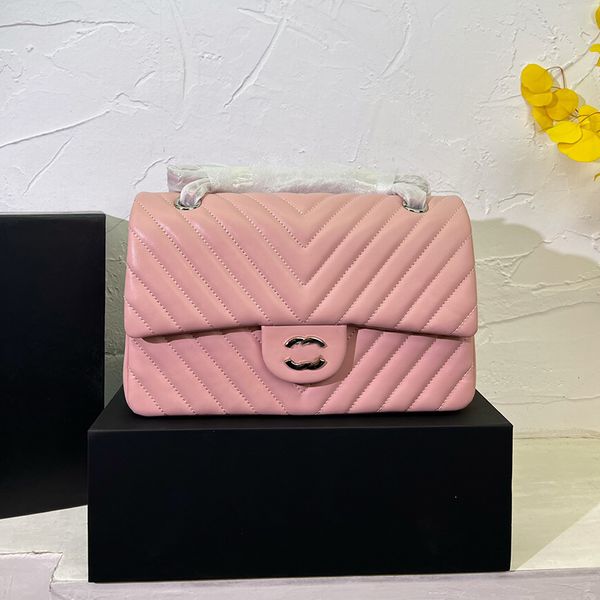 fashion designer womens shoulder bag kid skin striped handheld crossbody bag silver hardware turn buckle fine chain makeup box card clip bag
fashion designer womens shoulder bag kid skin striped handheld crossbody bag silver hardware turn buckle fine chain makeup box card clip bag