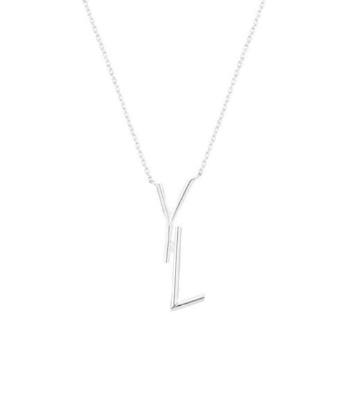 women designer necklace jewelry luxury designers necklace silver letters chains pendent gold y necklaces party accessories with bo1564093
women designer necklace jewelry luxury designers necklace silver letters chains pendent gold y necklaces party accessories with bo1564093