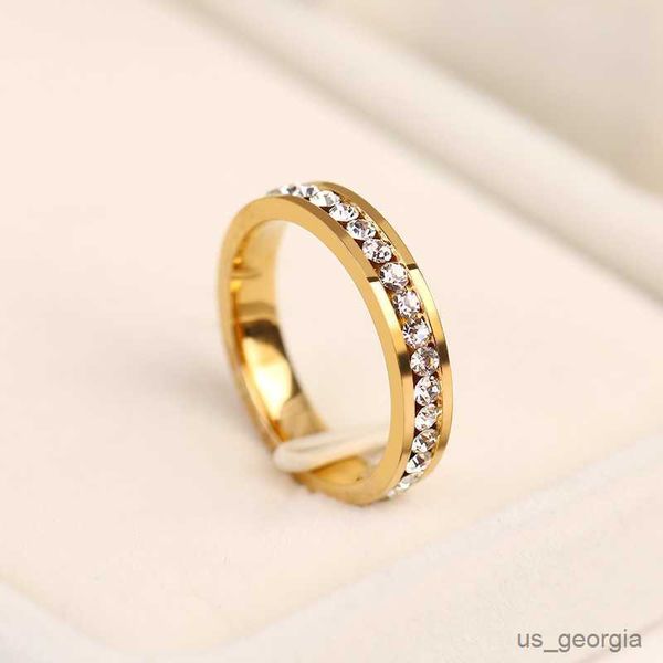 band rings new stainless steel ring crystal zircon rings for women exquisite gift wedding party jewelry, Silver
band rings new stainless steel ring crystal zircon rings for women exquisite gift wedding party jewelry, Silver