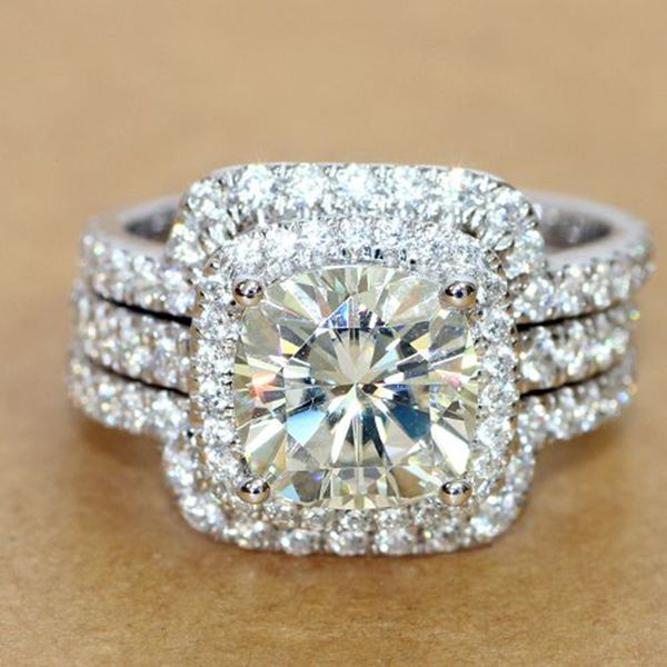 luxury promise aaaaa zircon promise ring sets silver color engagement wedding band rings for women bridal party jewelry, Slivery;golden
luxury promise aaaaa zircon promise ring sets silver color engagement wedding band rings for women bridal party jewelry, Slivery;golden