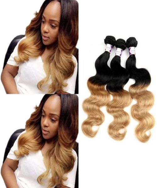 8a ombre hair extensions 1b27 blonde ombre virgin human hair 3pcs 100gpcs two tone body wave hair weave brazilian peruvian mala2905510, Black
8a ombre hair extensions 1b27 blonde ombre virgin human hair 3pcs 100gpcs two tone body wave hair weave brazilian peruvian mala2905510, Black