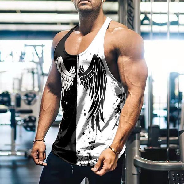 men' tank summer gym for men crew neck clothing bodybuilding sleeveless shirt fitness vest muscle singlets workout 230509, White;black
men' tank summer gym for men crew neck clothing bodybuilding sleeveless shirt fitness vest muscle singlets workout 230509, White;black