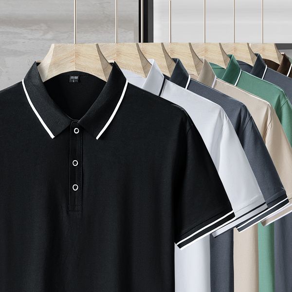 men's polos men polo shirt short sleeve summer business casua turn down collar t-shirt mens slim fit polos tee sportswear male 4xl 2305, White;black
men's polos men polo shirt short sleeve summer business casua turn down collar t-shirt mens slim fit polos tee sportswear male 4xl 2305, White;black
