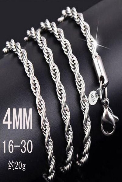 new arrival 925 sterling silver necklace chains 4mm 1630 inch pretty cute fashion charm rope chain necklace jewelry 048067
new arrival 925 sterling silver necklace chains 4mm 1630 inch pretty cute fashion charm rope chain necklace jewelry 048067