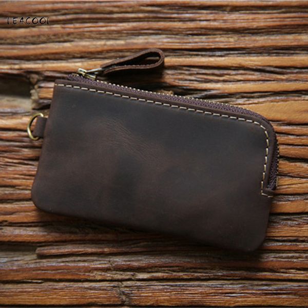 bag organizer leacool genuine leather men key wallet zipper housekeeper pouch holder chain crazy horse coin purse card 230509, Blue;pink
bag organizer leacool genuine leather men key wallet zipper housekeeper pouch holder chain crazy horse coin purse card 230509, Blue;pink
