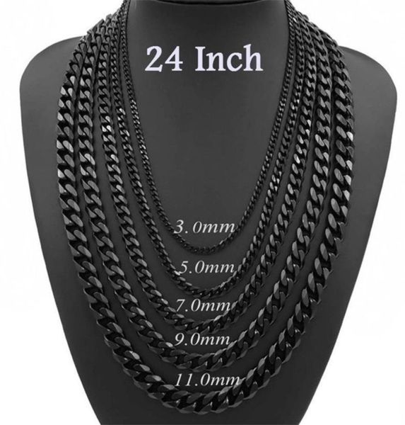 for men necklace curb cuban davieslee jewelry gifts 357911mm black tone men jewels3051177, Silver
for men necklace curb cuban davieslee jewelry gifts 357911mm black tone men jewels3051177, Silver
