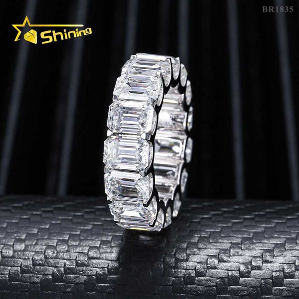 graceful 925 silver gold plated women jewelry iced out classic emerald cut eternity moissanite diamond band ring
graceful 925 silver gold plated women jewelry iced out classic emerald cut eternity moissanite diamond band ring