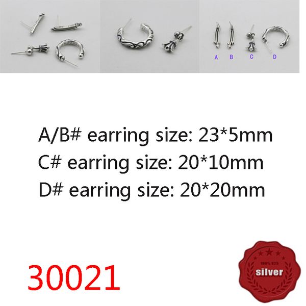 30021 europe america earring jewelry s925 sterling silver fashion personality punk hip hop personality three treasure swords eternal vine cr, Golden
30021 europe america earring jewelry s925 sterling silver fashion personality punk hip hop personality three treasure swords eternal vine cr, Golden