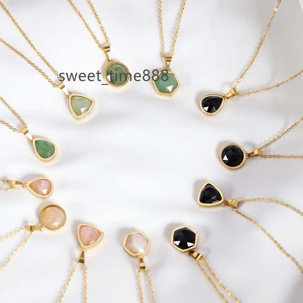 micci wholesale pretty 18k gold plated jewelry tiger eye black agate pink rose quartz amethyst natural stone pendant necklace, Silver
micci wholesale pretty 18k gold plated jewelry tiger eye black agate pink rose quartz amethyst natural stone pendant necklace, Silver
