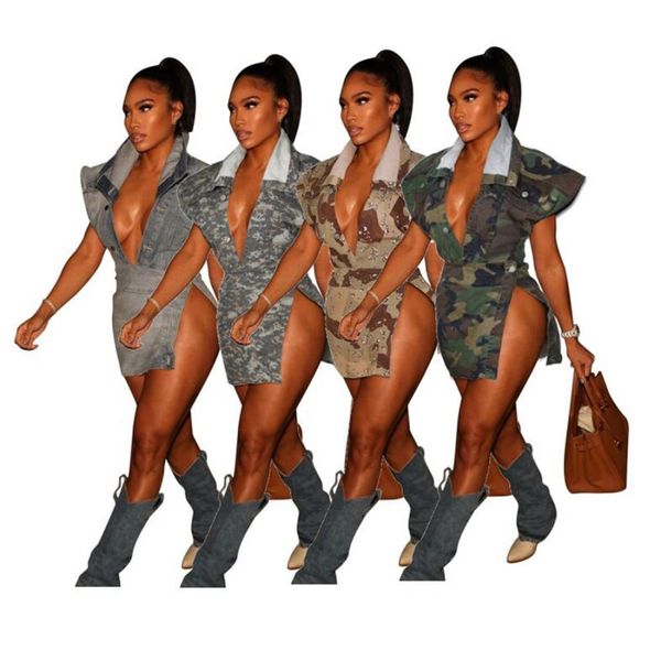 camouflage cargo skirts set designer two piece set dress outfits flying sleeve shirt side split buttom up skirts women summer clothes 9853, White
camouflage cargo skirts set designer two piece set dress outfits flying sleeve shirt side split buttom up skirts women summer clothes 9853, White