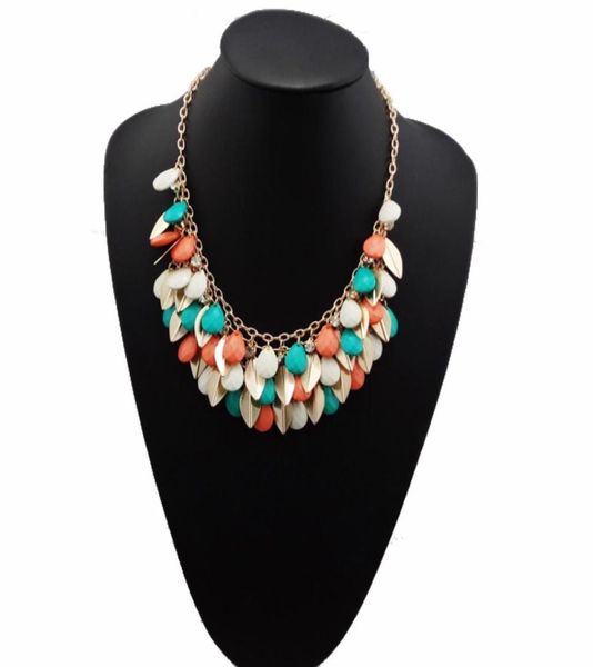 new bohemia style multi golden leaves crystal drip fruit gem choker necklace9827532, Golden;silver
new bohemia style multi golden leaves crystal drip fruit gem choker necklace9827532, Golden;silver