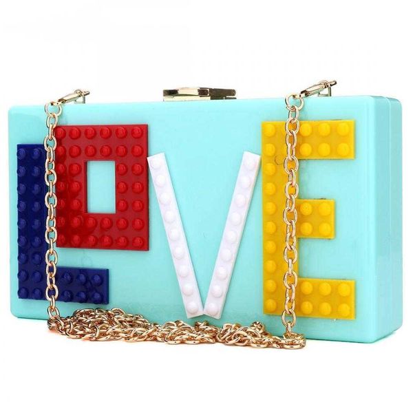 evening bags fashion box clutches purse shoulder wedding party cocktail handbag female love white clutch 230427
evening bags fashion box clutches purse shoulder wedding party cocktail handbag female love white clutch 230427