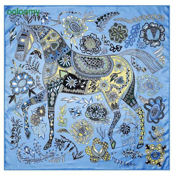 hemres designer scarves new handmade curled women's 90cm twill silk satin square flower spliced horse fashion scarf shawl headband, Blue;gray
hemres designer scarves new handmade curled women's 90cm twill silk satin square flower spliced horse fashion scarf shawl headband, Blue;gray