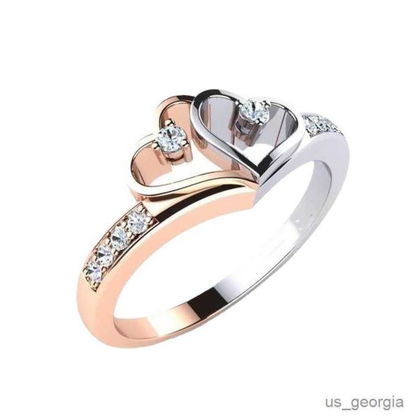 band rings elegant sterling silver two-color natural gemstone heart white sapphire ring bridal wedding engagement fine jewelry
band rings elegant sterling silver two-color natural gemstone heart white sapphire ring bridal wedding engagement fine jewelry