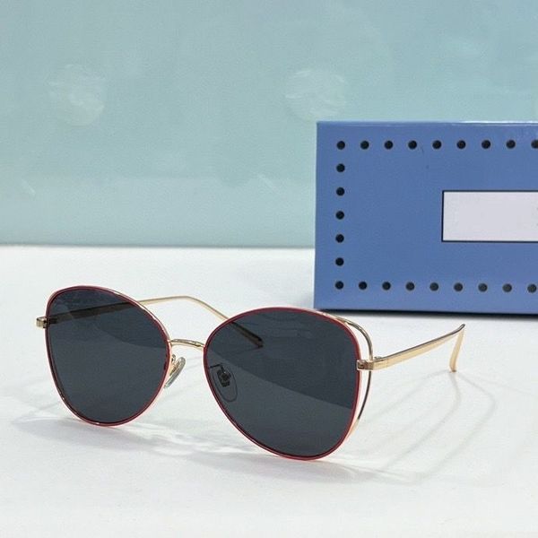 2023 women men fashion sunglasses gold red thin metal frame grey oval glasses available with box, White;black
2023 women men fashion sunglasses gold red thin metal frame grey oval glasses available with box, White;black