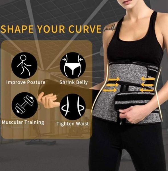 waist support waistband multisize adjustable elastic spandex zipper double gray care device ladies sports underwear sweaty corset9005782, Black;gray
waist support waistband multisize adjustable elastic spandex zipper double gray care device ladies sports underwear sweaty corset9005782, Black;gray
