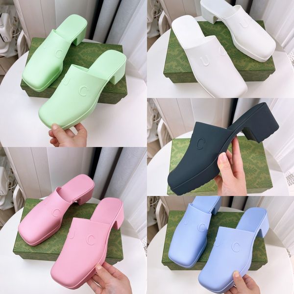 2023 women slip on sandal thick bottom platform slides double g jelly colors square closed toe mules chunky sole block mid 5.5cm heels summe, Black
2023 women slip on sandal thick bottom platform slides double g jelly colors square closed toe mules chunky sole block mid 5.5cm heels summe, Black