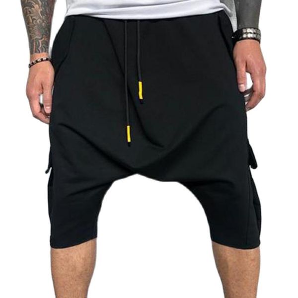 pants men harem pants adjustable microelastic soft cotton blend low crotch cargo trousers summer men's clothing, Black
pants men harem pants adjustable microelastic soft cotton blend low crotch cargo trousers summer men's clothing, Black