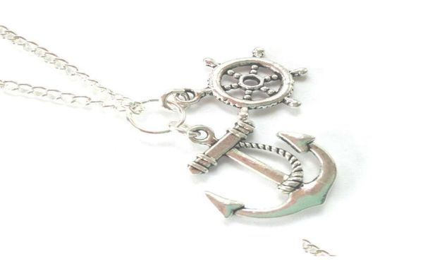 pendant necklaces nautical anchor necklace antique sier charms statement naval ship wheel helm designer for women jewelry friendsh1037288, Silver
pendant necklaces nautical anchor necklace antique sier charms statement naval ship wheel helm designer for women jewelry friendsh1037288, Silver
