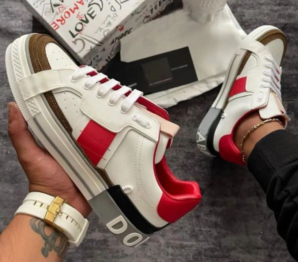 with box 22s/sdesigner casual dolcy sneaker gabbanaly calfskin leather zero custom shoes men's sports lace up dolcely trainers nappa po, Black
with box 22s/sdesigner casual dolcy sneaker gabbanaly calfskin leather zero custom shoes men's sports lace up dolcely trainers nappa po, Black
