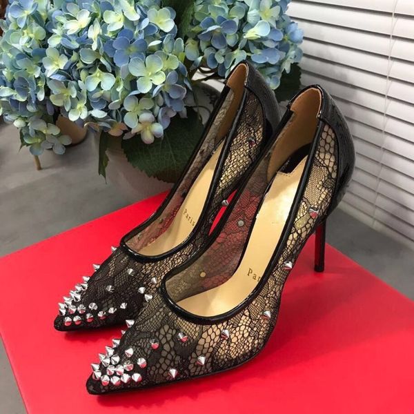 dress shoes red high kate heels bottom luxury women designer back patent leather sandals pointed red toes sole heels pumps ing, Black
dress shoes red high kate heels bottom luxury women designer back patent leather sandals pointed red toes sole heels pumps ing, Black