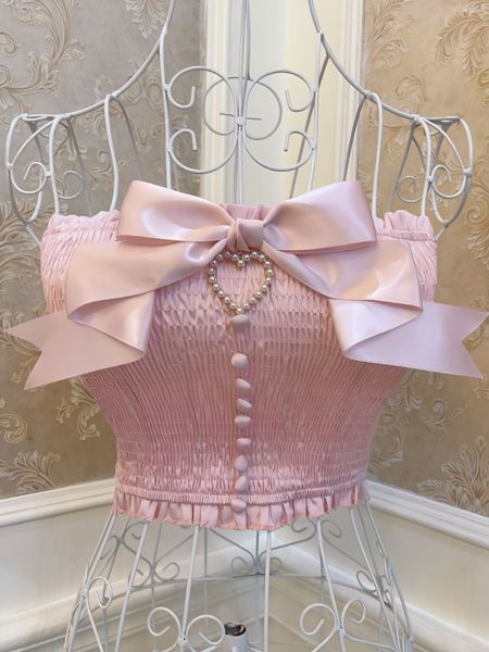 womens tanks camis summer pink y2k vintage tank women bow bodycon kawaii lolita vest female pearl beading korean fashion sweet corset 23050, White
womens tanks camis summer pink y2k vintage tank women bow bodycon kawaii lolita vest female pearl beading korean fashion sweet corset 23050, White
