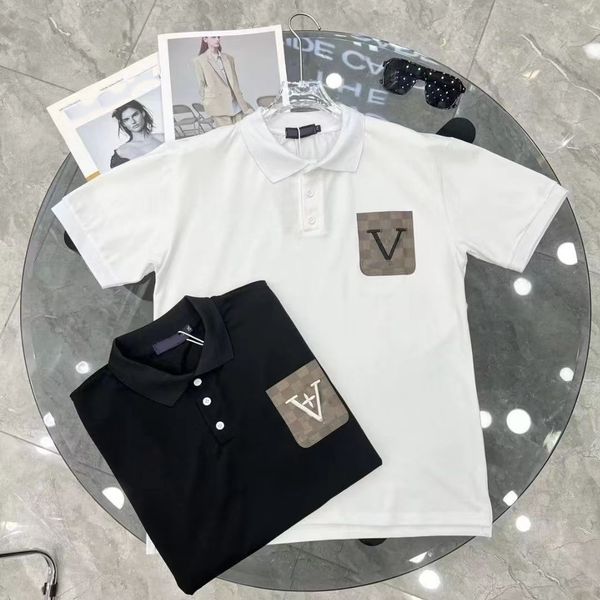 mens polos shirt pocket tees shirts designer summer short polo man t-shirts with embroidery tshirts m-3xl, White;black
mens polos shirt pocket tees shirts designer summer short polo man t-shirts with embroidery tshirts m-3xl, White;black