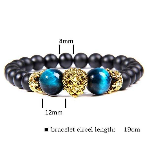 natural sapphire strand blue tigereye mens bracelet lions head crown micro inlaid beads stone, Black
natural sapphire strand blue tigereye mens bracelet lions head crown micro inlaid beads stone, Black