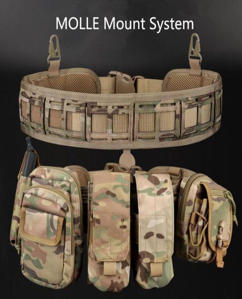 waist support tactical molle belt 1000d nylon military convenient combat adjustable training waistband soft padded6374946, Black;gray
waist support tactical molle belt 1000d nylon military convenient combat adjustable training waistband soft padded6374946, Black;gray