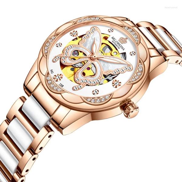 men's watch wristwatches luxury ladies mechanical watch unique butterfly skeleton dial rhinestone design watch, Slivery;brown
men's watch wristwatches luxury ladies mechanical watch unique butterfly skeleton dial rhinestone design watch, Slivery;brown