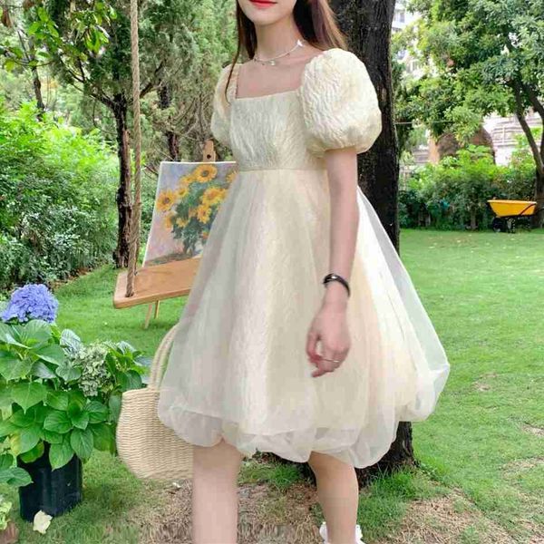 party dresses french sweet princess dress women casual korean mesh party mini dress female summer elegant princess kaii y2k dress 2021 chic, White;black
party dresses french sweet princess dress women casual korean mesh party mini dress female summer elegant princess kaii y2k dress 2021 chic, White;black