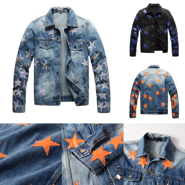 men mens womens designers denim jackets s casual winter coats branded fashion luxury mans jacket stylist outwear clothes outdoor recreation, Black;brown
men mens womens designers denim jackets s casual winter coats branded fashion luxury mans jacket stylist outwear clothes outdoor recreation, Black;brown