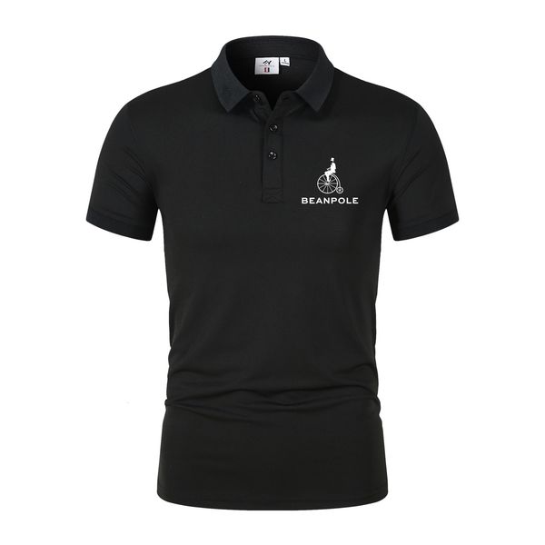 men's polos summer beanpole lapel antipilling polo shortsleeved casual business fashion slim sports tshirt 230510, White;black
men's polos summer beanpole lapel antipilling polo shortsleeved casual business fashion slim sports tshirt 230510, White;black