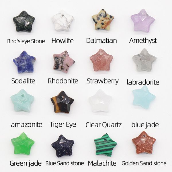 natural crystal stone 10mm star shape amethyst rose quartz pendant for diy chakra necklace jewelry accessories, Bronze;silver
natural crystal stone 10mm star shape amethyst rose quartz pendant for diy chakra necklace jewelry accessories, Bronze;silver