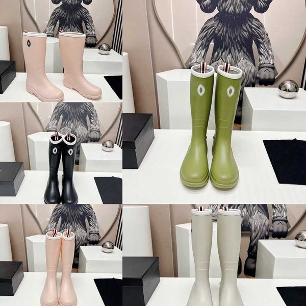 high boots designer knee rainboots boot fashion women ccity winter summer warm shoes, Black
high boots designer knee rainboots boot fashion women ccity winter summer warm shoes, Black